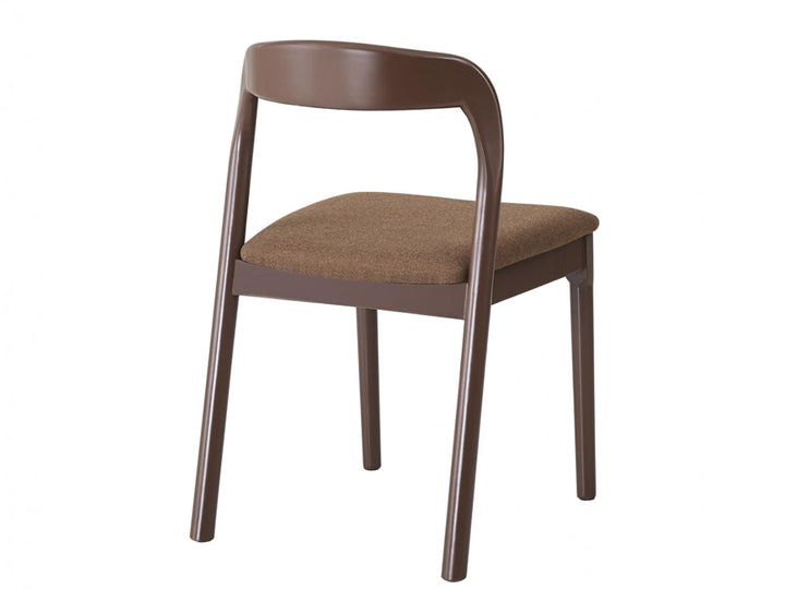 Bairia Set of 2 Dining Chair - Matte Chestnut Rust