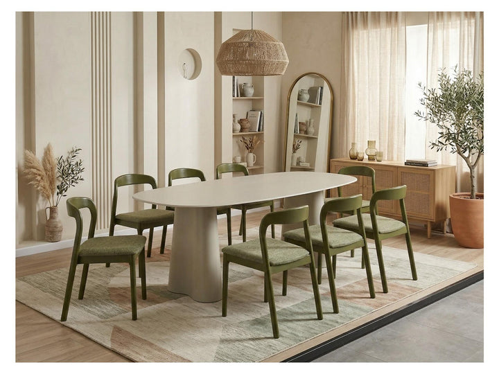 Bairia Set of 2 Dining Chair - Matte Olive