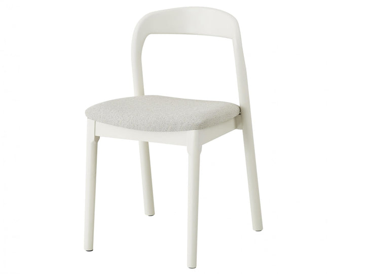 Bairia Set of 2 Dining Chair - Matte Tofu Beige