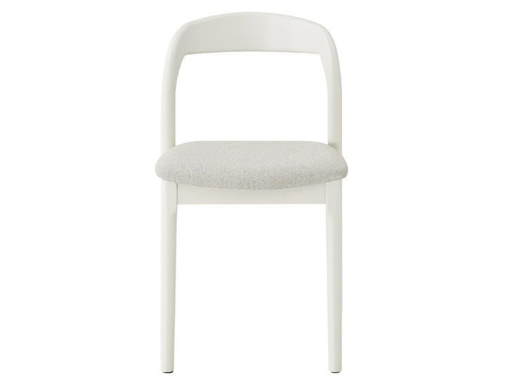 Bairia Set of 2 Dining Chair - Matte Tofu Beige