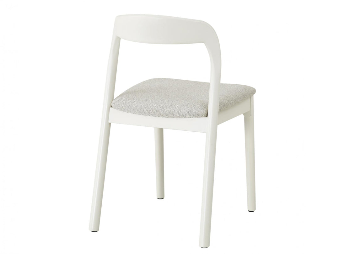Bairia Set of 2 Dining Chair - Matte Tofu Beige