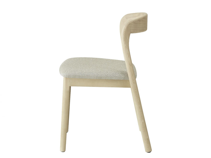 Bairia Set of 2 Dining Chair - Natural Ash Beige