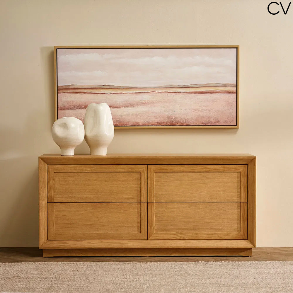 Rozelle 4 Drawer Oak Chest - Natural