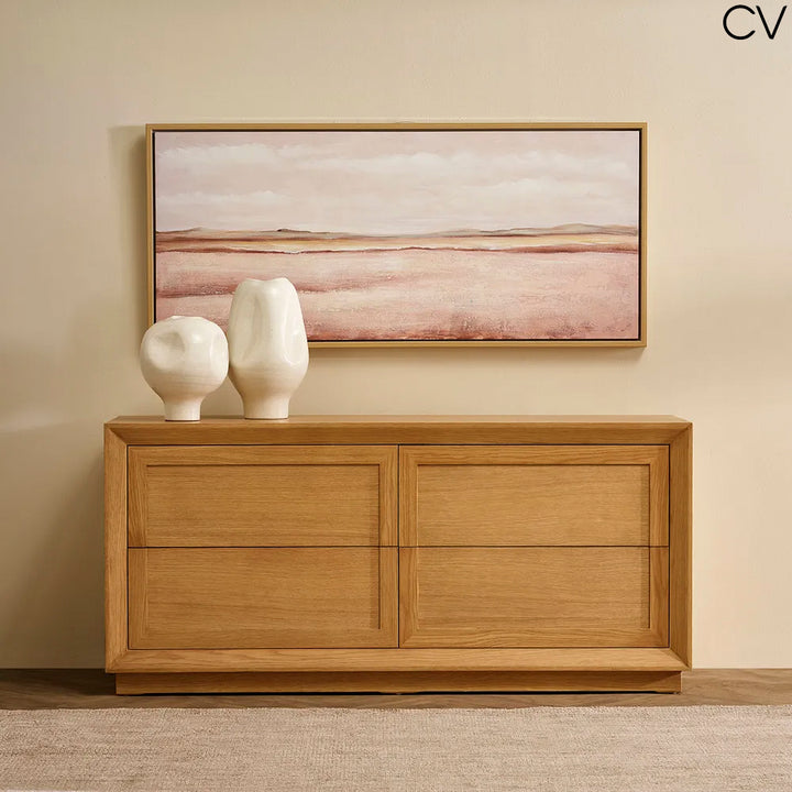 Rozelle 4 Drawer Oak Chest - Natural
