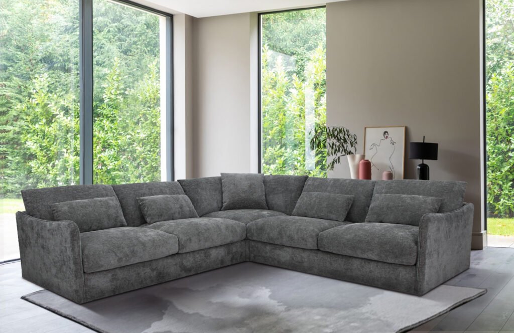 Barrington Corner Fabric Modular Sofa - Licorice