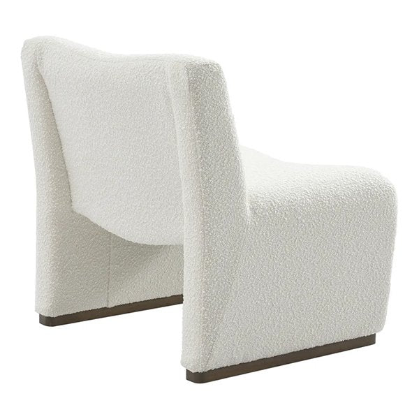 Beau Occasional Chair - White Boucle