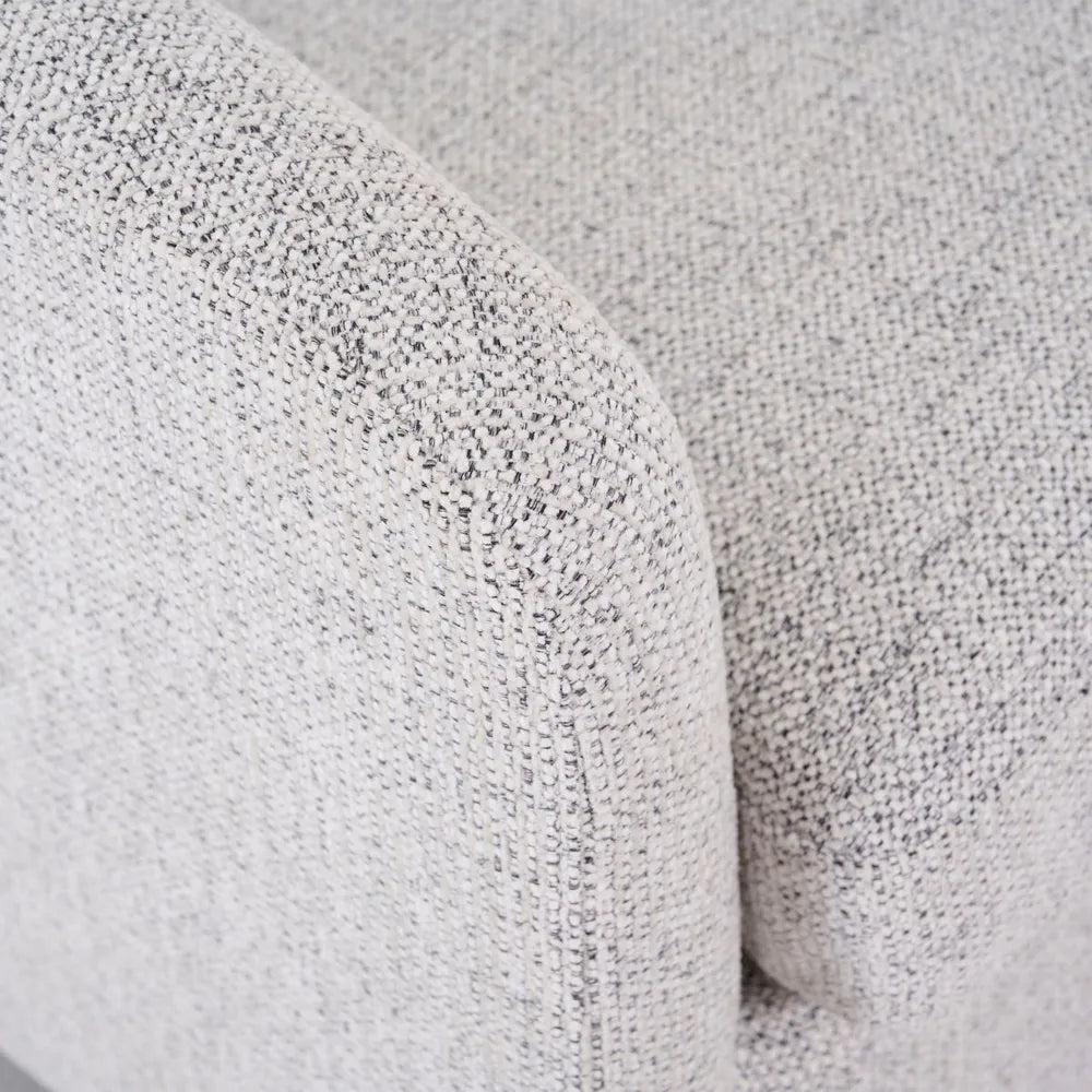 Bellevue Swivel Arm Chair - Salt & Pepper
