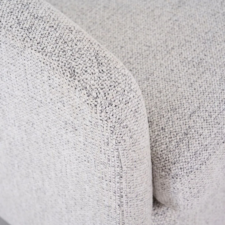 Bellevue Swivel Arm Chair - Salt & Pepper