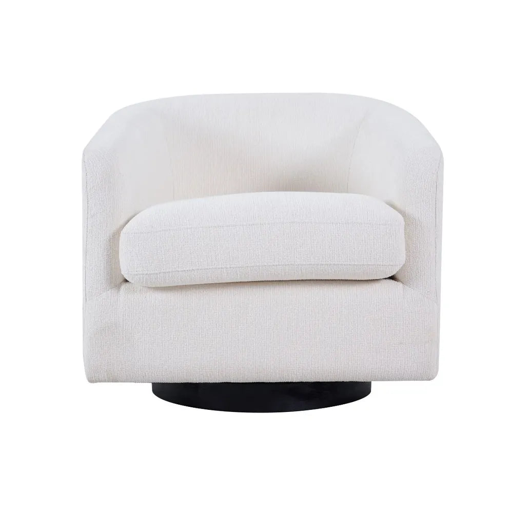 Bellevue Swivel Armchair - Ecru