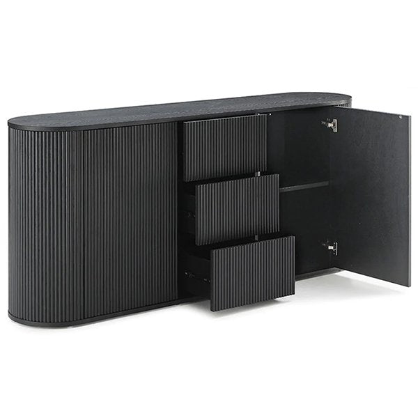 Bellfield 1.8m Sideboard Unit - Black