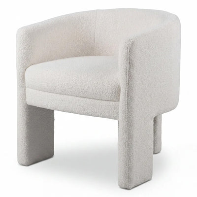Bertel Dining Chair - White Boucle