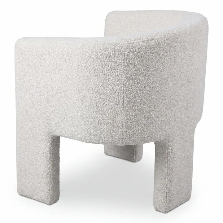 Bertel Dining Chair - White Boucle