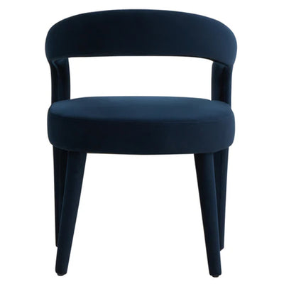 Betsy Velvet Dining Chair - Indigo
