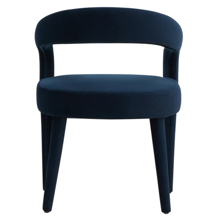 Betsy Velvet Dining Chair - Indigo