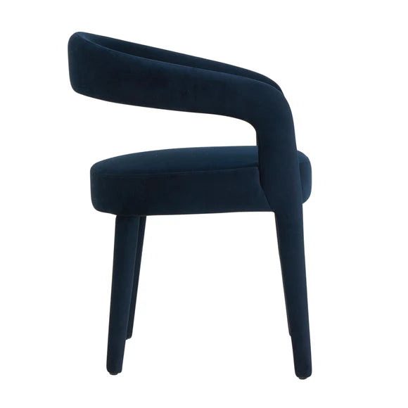 Betsy Velvet Dining Chair - Indigo