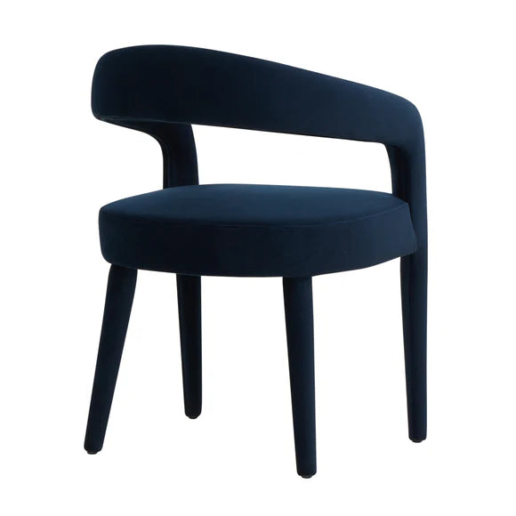 Betsy Velvet Dining Chair - Indigo