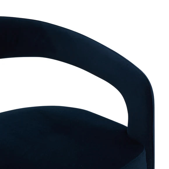 Betsy Velvet Dining Chair - Indigo