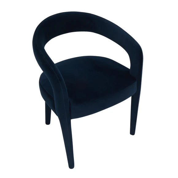 Betsy Velvet Dining Chair - Indigo