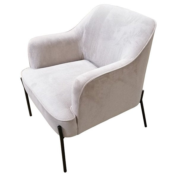 Bevendale Fabric Arm Chair - Silver Grey