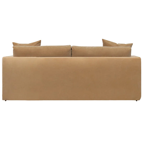 Birkshire 3 Seater Slip Cover Sofa - Ochre Velvet