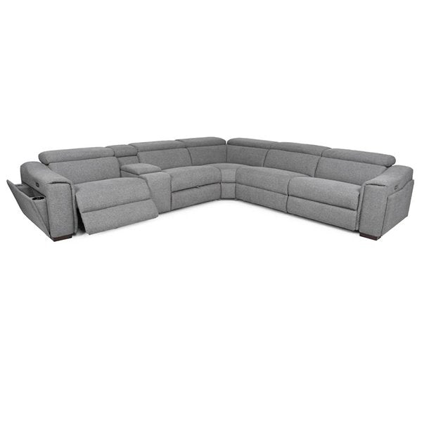Blake Luxury Fabric Corner Modular Sofa - Light Grey