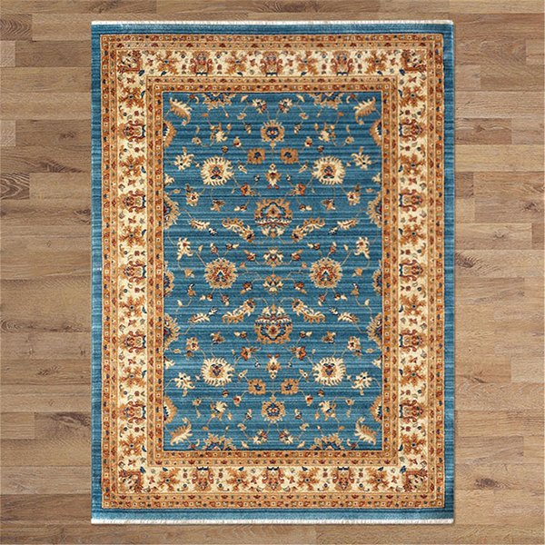 Blue & Brown Oriental Potion Power - Loomed Rug – Cassa Vida