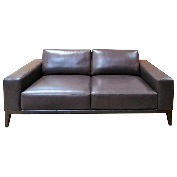 Braxton 3 Seater Leather Sofa - Chocolate