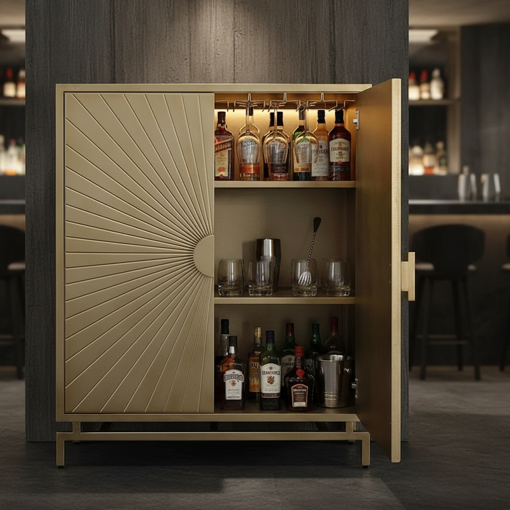 Bonnet Bar Cabinet