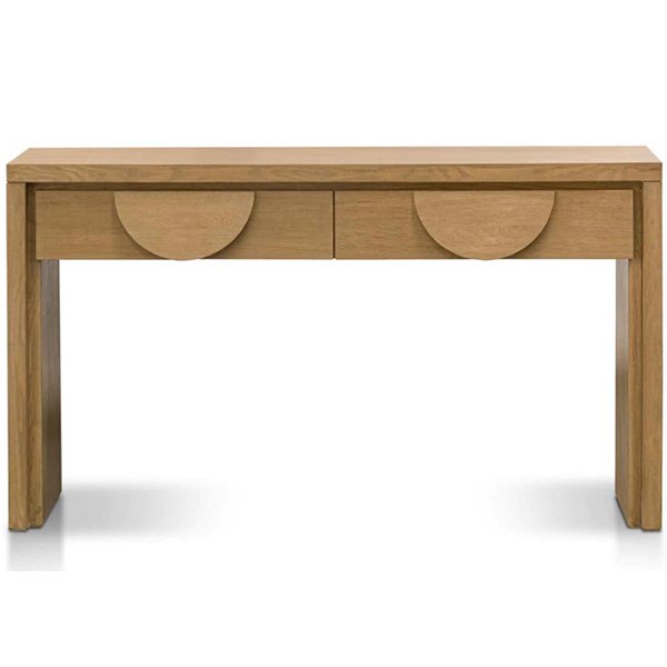 Bonnie 140cm Console Table with Drawers - Dusty Oak