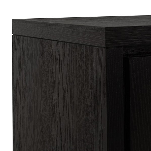 Bonnie 2m Wooden Buffet Unit - Textured Espresso Black