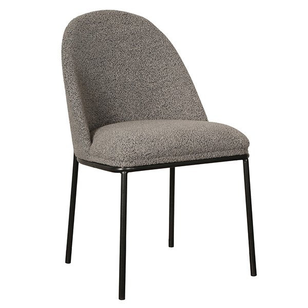 Booral Boucle Dining Chairs (Set of 2) - Slate
