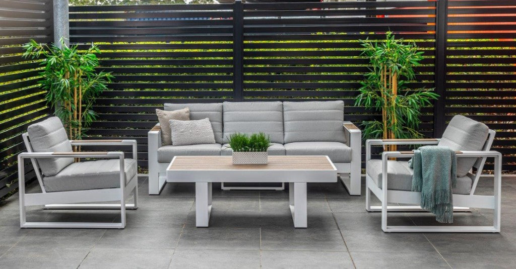 Bonnie 4 Piece Outdoor Sofa Set - White