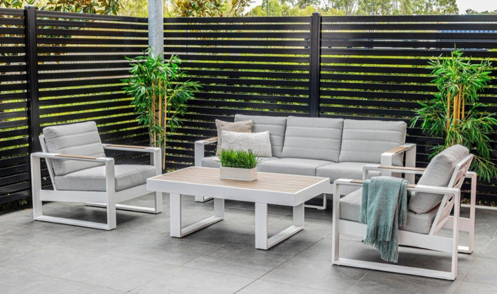 Bonnie 4 Piece Outdoor Sofa Set - White