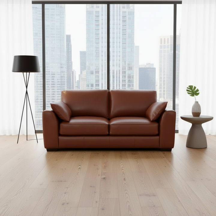Booral 2-Seater Leather Sofa