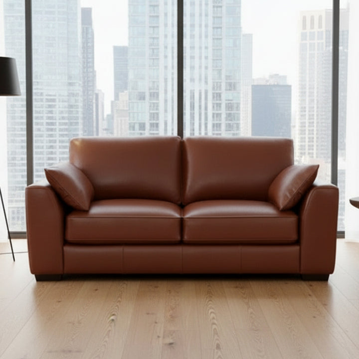 Booral 2-Seater Leather Sofa