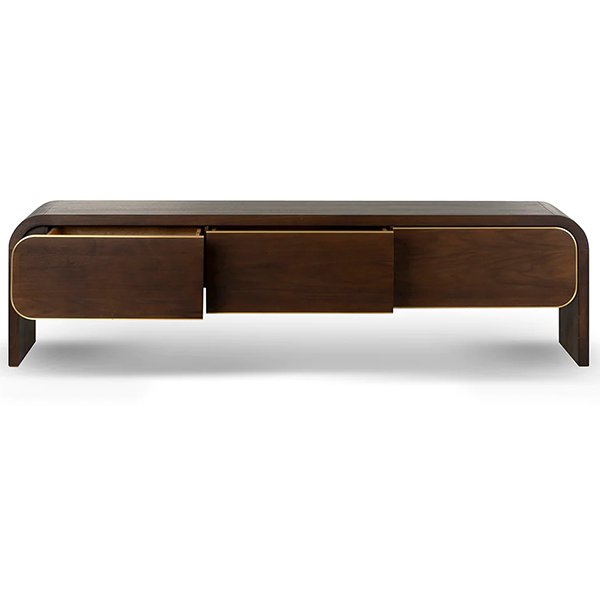 Boran 2m TV Entertainment Unit - Walnut