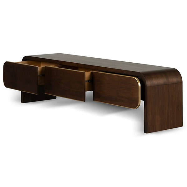 Boran 2m TV Entertainment Unit - Walnut