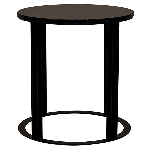 Bowie Marble Side Table - Black