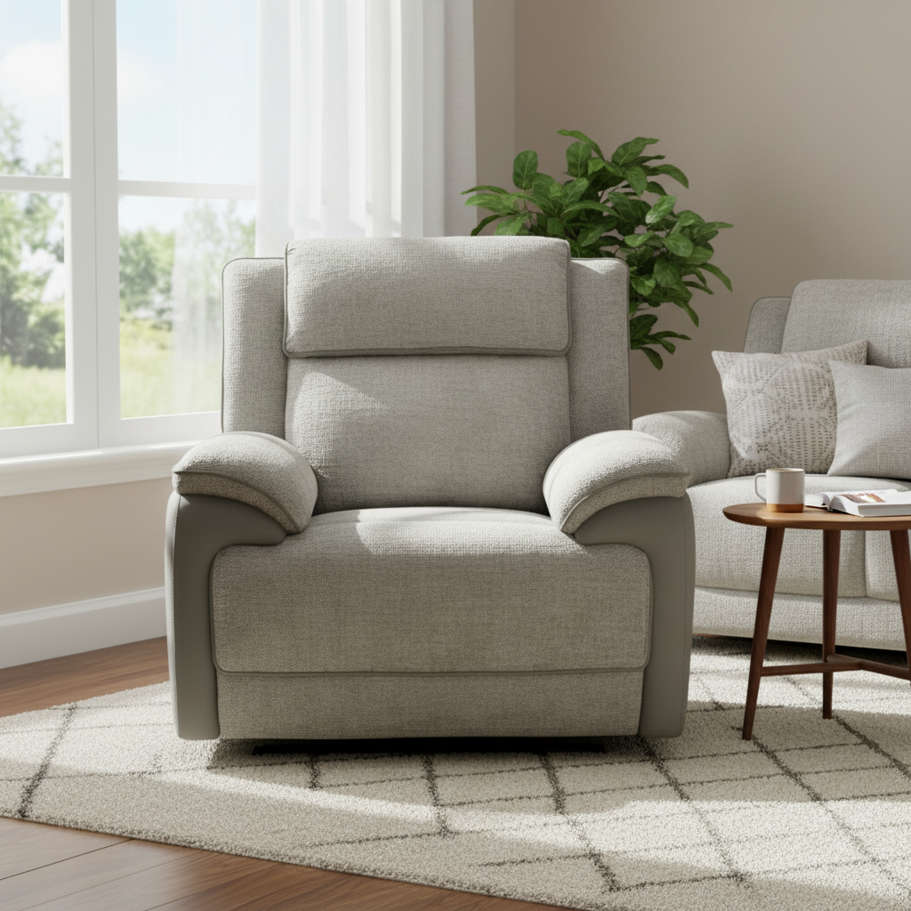Brahman Electric Recliner Armchair - Beige