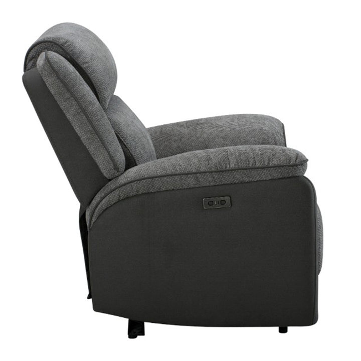 Brahman Electric Recliner Armchair - Dark Grey