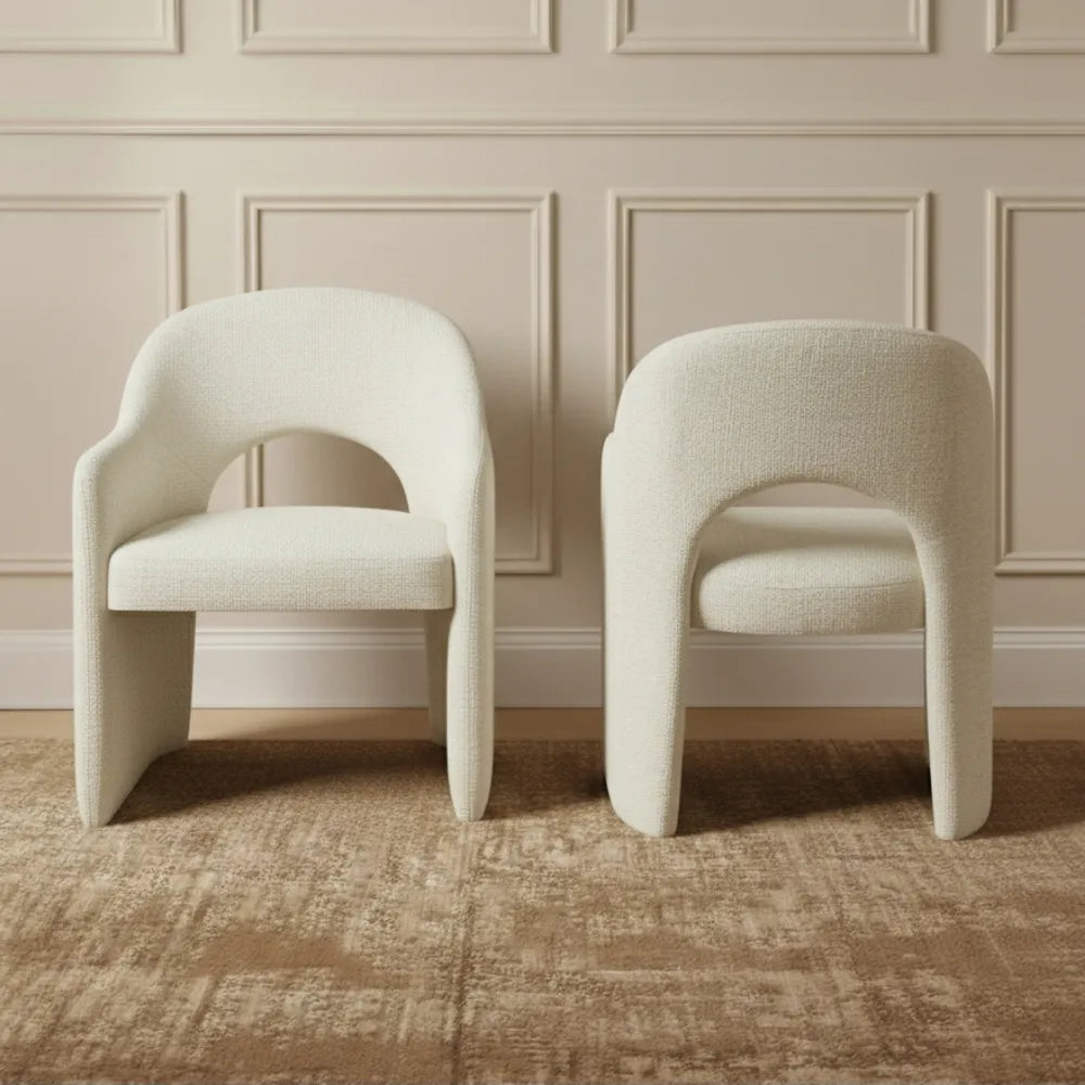 Bree Dining Chair - Ivory