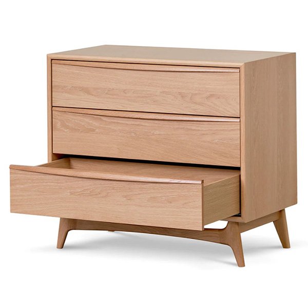 Brendon 3 Drawer Chest - Natural Oak