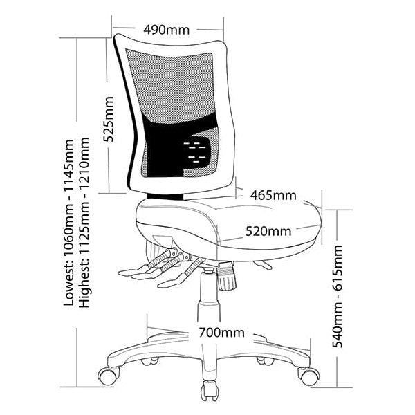 Brent Ergonomic Mesh Office Chair