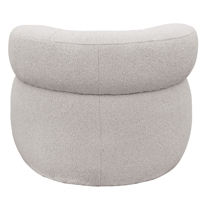 Brey Boucle Swivel Accent Chair - Fog