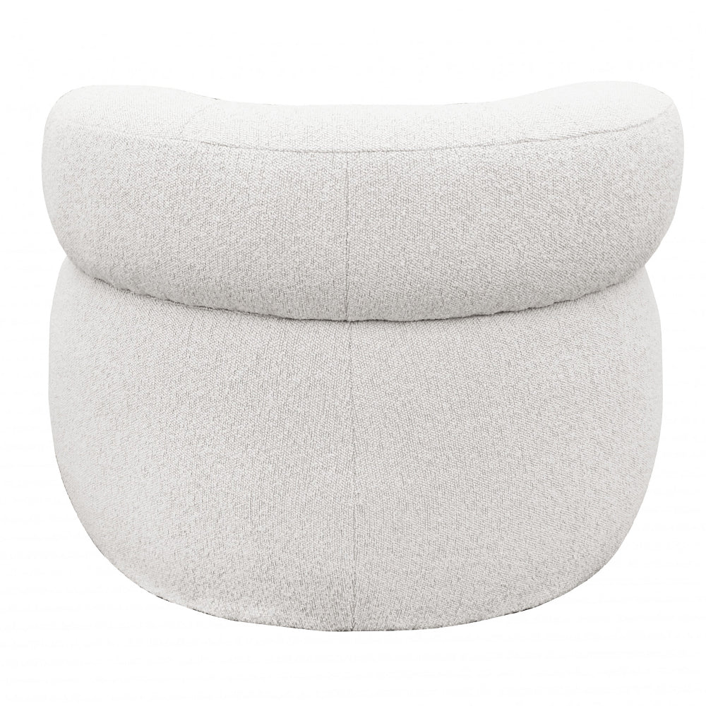 Brey Boucle Swivel Accent Chair - Natural