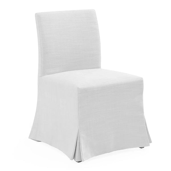 Brighton Slip Cover Dining Chair - White Linen