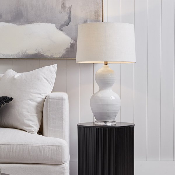 Bronte Table Lamp - White