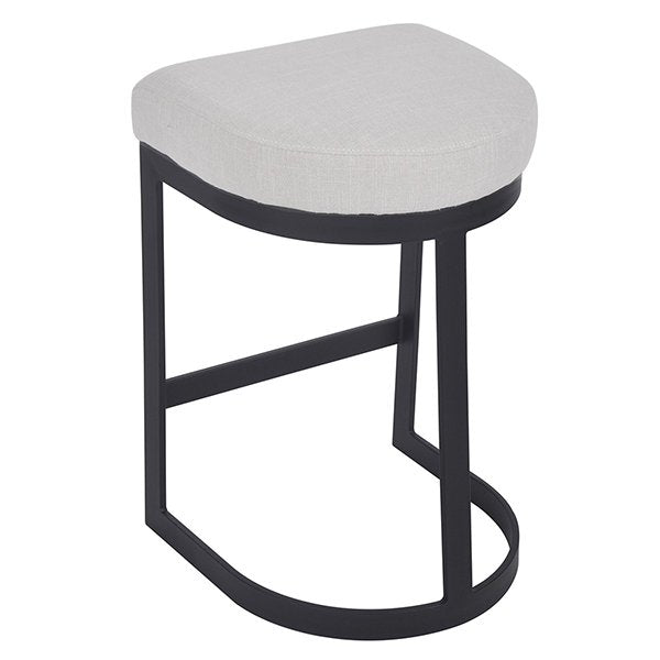 Brooke Black Kitchen Stool - Natural