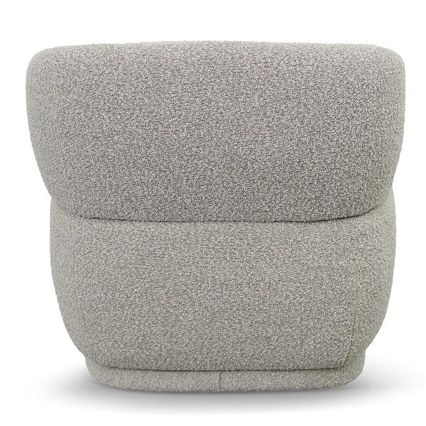 Brooke Fabric Armchair - Ash Grey Boucle