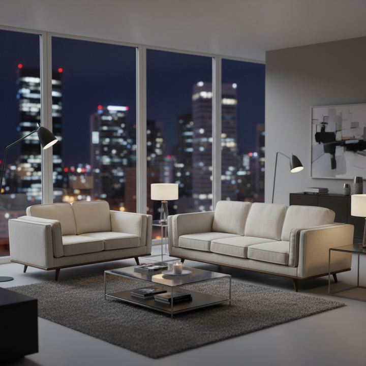 Brooklyn Sofa Set - Beige